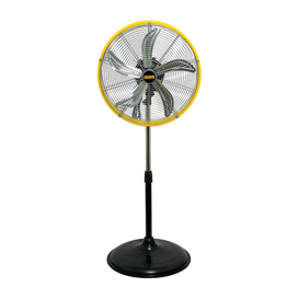 5000 CFM 20 inch High Velocity Pedestal Oscillating Fan, Powerful 1/5 HP Motor, 6FT Power Cord and Oscillation Standing Fan for Commercial or Industrial - UL Safety Listed