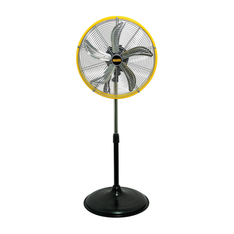 5000 CFM 20 inch High Velocity Pedestal Oscillating Fan, Powerful 1/5 HP Motor, 6FT Power Cord and Oscillation Standing Fan for Commercial or Industrial - UL Safety Listed