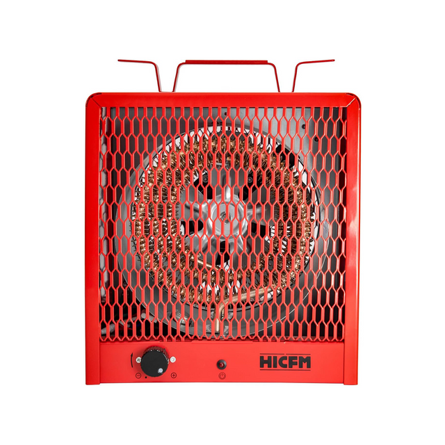 HICFM 240V Electric Garage Heater 4800W Fan-Forced Industrial Heater with Thermostat Control, Fast Heats Up to 500 ft² NEMA 6-30P Plug for Workshop or Factory - UL Listed