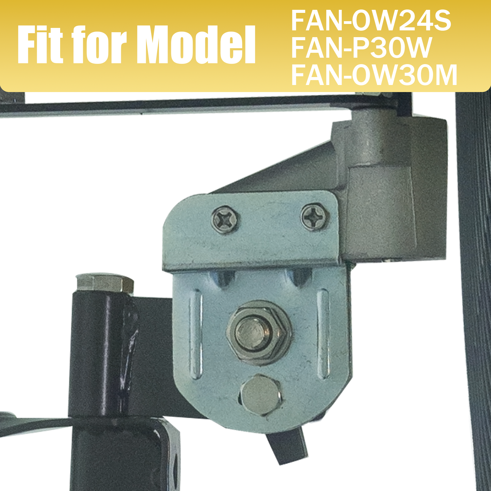 Z Bracket Set Oscillating Fan Replacement Part, fit for HiCFM'S FAN-OW24S, FAN-P30W. FAN-OW30M