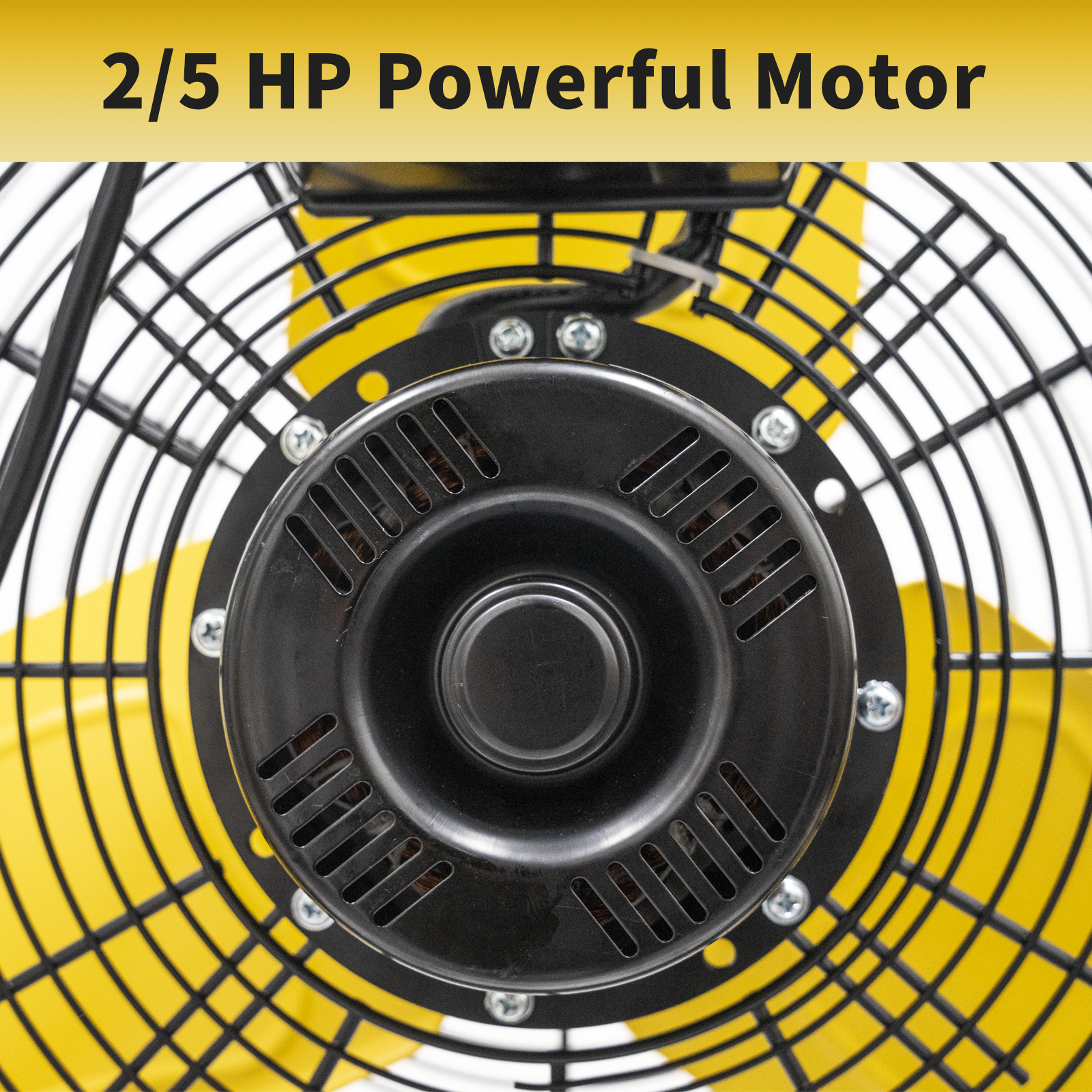24" Roll About Fan 7900 CFM | 2.5HP Motor UL