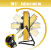 6300 CFM 20 inch Heavy Duty Shroud Fan with IP44 Enclosed Powerful 1/4 Motor, High Velocity Air Circulator for Workshop, Garage, Commercial or Industrial rooms - UL Safety Listed