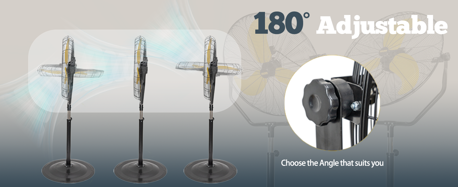 3 Speed Pedestal Fan