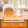 2 in 1 Space Heater & Smart Mug Warmer