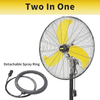 30 Inch Misting Outdoor Oscillating Pedestal Fan
