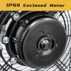 2500 CFM 12 Inch Industrial Wall Mount Fan, 3-Speeds High Velocity Wall fan with IP44 Enclosure Motor for Barn, Garage, Warehouse, Greenhouse and Commercial Use