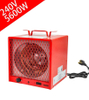 HICFM 240V Fan-Forced Industrial Space Heater 5600W, heats Up to 600 ft². with Fan Only Function, 6ft Cord, Integrated Thermostat Control, Carry Handle and Overheat Protection, UL Safety
