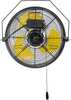 2500 CFM 12 Inch Industrial Wall Mount Fan, 3-Speeds High Velocity Wall fan with IP44 Enclosure Motor for Barn, Garage, Warehouse, Greenhouse and Commercial Use