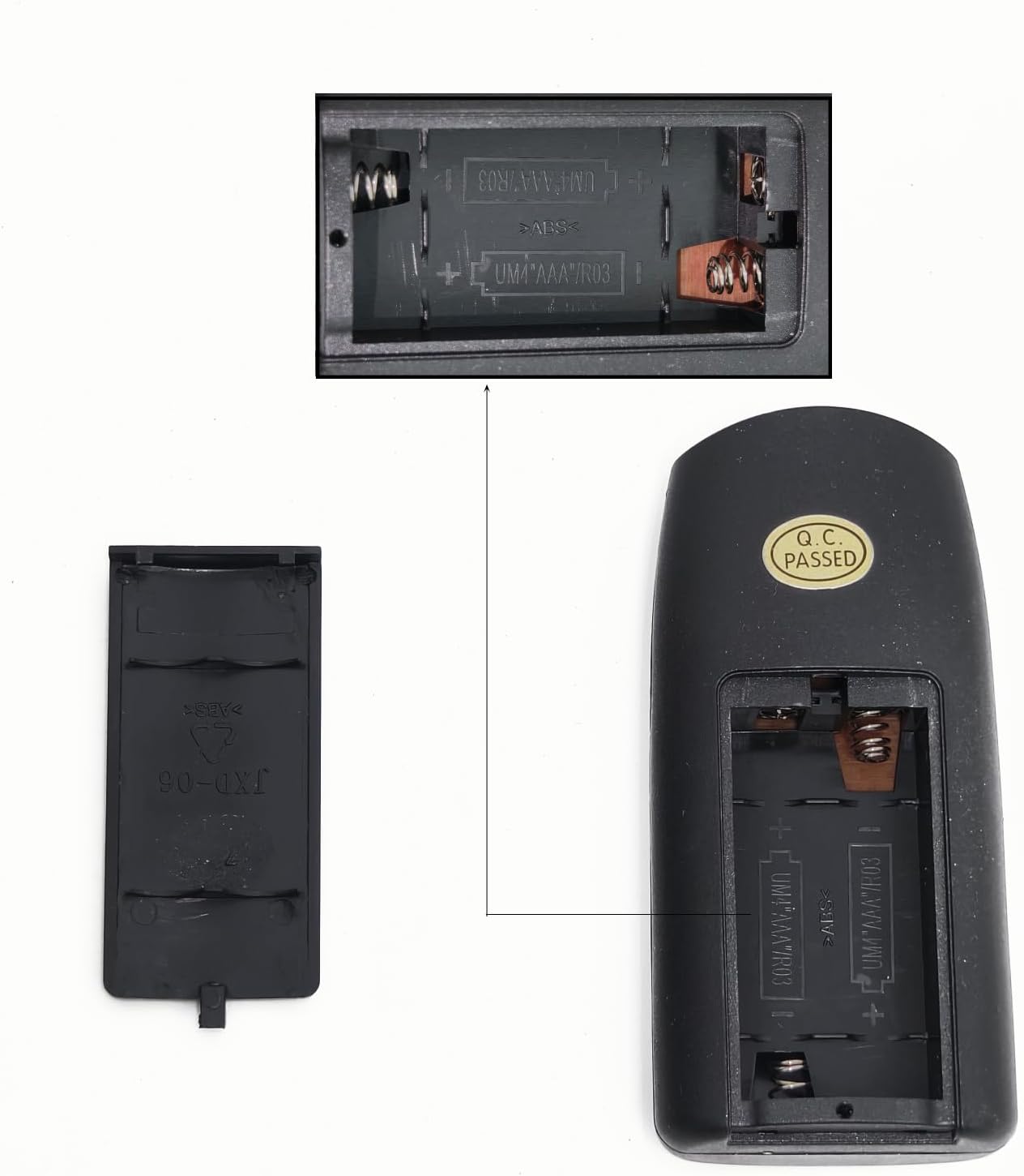 HiCFM Wall Fan Remote Control Replacement, Unviersal Remote for Model FAN-W20RS 20