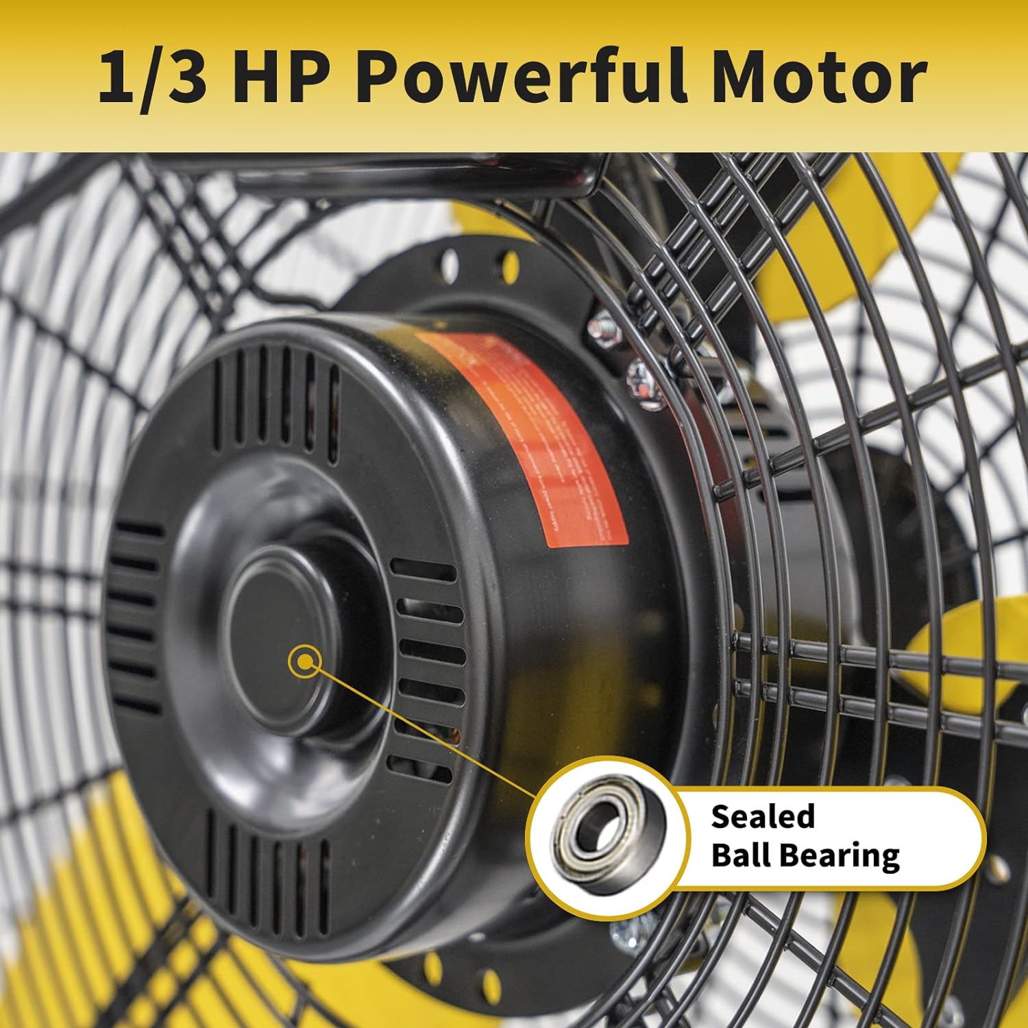 30 inch Tilting Pedestal Fan, 3-Speed 7600 CFM High Velocity Stand Up Fan with 1/3 Powerful Motor for Commercial Industrial Warehouse Gym Garage - UL Safety Listed
