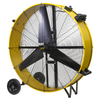 HiCFM 26800 CFM 42 inch Industrial Drum Fan, 4/5HP Powerful Motor, Heavy Duty Barrel Structure, 8 inch Wheels, Move Much Air for Warehouse, Garage or Industrial Commercial Use - CUL Listed