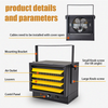 HiCFM Electric Garage Heater, 5000W Ceiling Mount Shop Heaters with 3 Heat Level, Overheat Protection, 240V Hardwired Fan-Forced Industrial Heater for Workshop, UL Listed