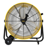 HiCFM 8800 CFM 24 inch BLDC Drive Drum Fan with High Efficiency EC Motor, Variable Speed Control, Friendly Noise Operation for Air Circulation, UL Listed