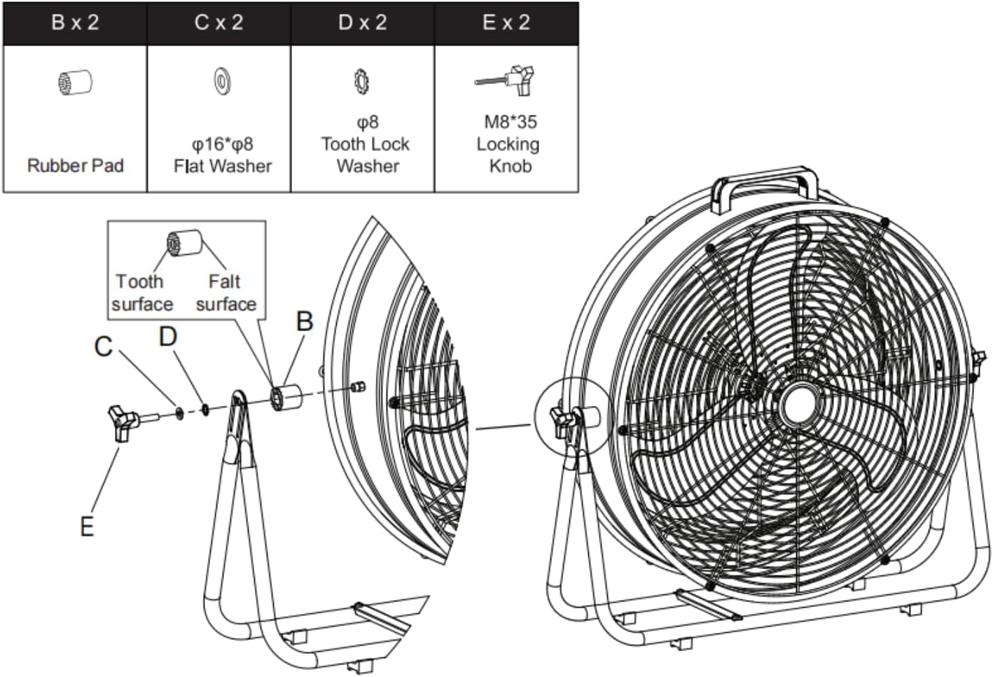 Knob Replacement Parts Suitable 24