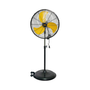 20 inch Tilting Pedestal Fan, 3-Speed 5000 CFM High Velocity Stand Up Fan with 1/5 Powerful Motor for Commercial Industrial Warehouse Gym Garage - UL Safety Listed