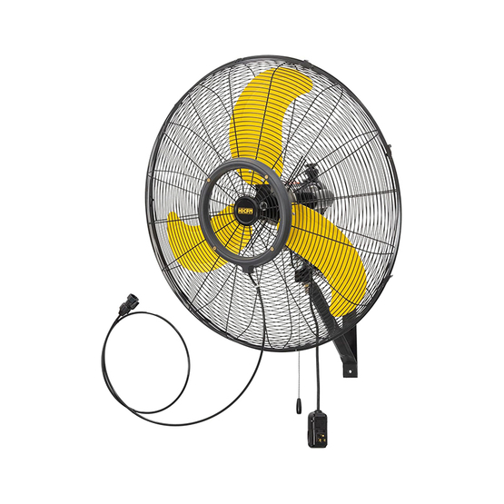 30 Inch Misting Outdoor Oscillation Weatherproof Wall Mounted Fan with IP44 Enclosure Motor, GFCI Plug, 9300 CFM 3-Speeds High Velocity Powerful Wall Fan, UL Outdoor Approved