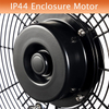 5100 CFM Safety Yellow 20 Inch Outdoor High Velocity Wall Mounted Fan with IP44 Enclosure Motor, Sealed Control Box, 9 FT Cord & GFCI Plug, Weatherproof for Patio, Workstation - UL Listed