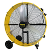HiCFM 42" Industrial Drum Fan 26300 CFM, H-Cross Frame Heavy Duty 4/5HP Powerful Shop Fan for Garage, Warehouse, Gym and Commercial Cooling