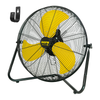 【New Technology】HICFM new TEAO enclosed motor with maximum airflow up to 6200 CFM and air speed even reach significant 10 Meter/Second, much stronger than normal 20inch circulation. Complete sealed mo