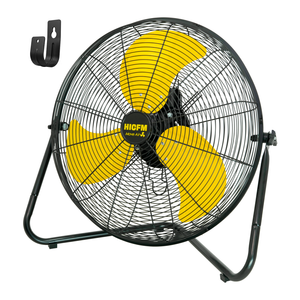 【New Technology】HICFM new TEAO enclosed motor with maximum airflow up to 6200 CFM and air speed even reach significant 10 Meter/Second, much stronger than normal 20inch circulation. Complete sealed mo