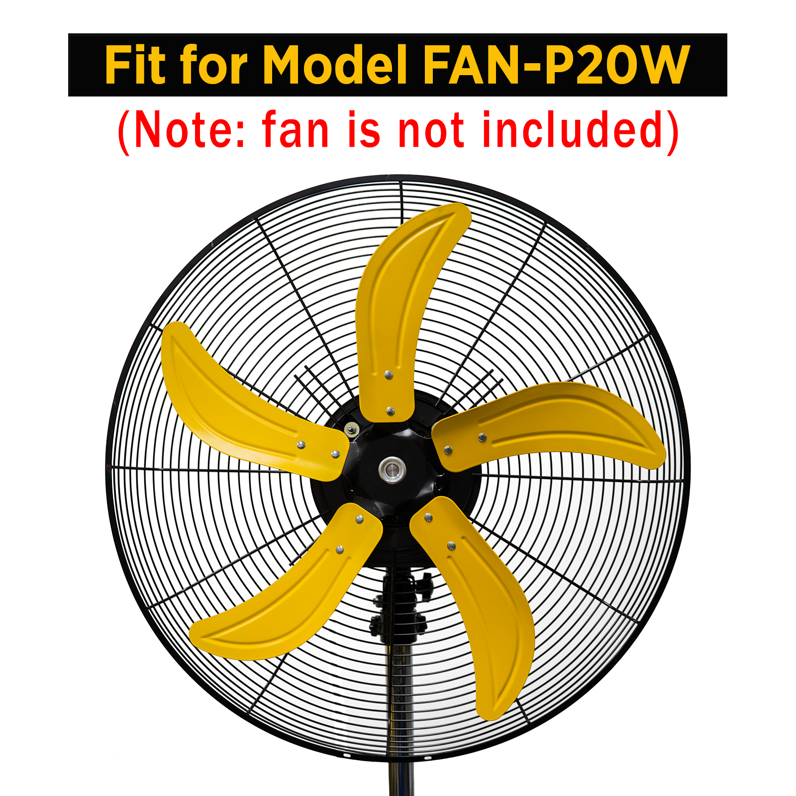 HICFM Replacement Fan Blade for FAN-P20W 20" Oscillation Stand Fan