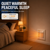 HICFM Electric Fan Forced Wall Heater Complete Unit Fast & Efficient Heating with Thermostat, 120V 1500Watt 5120BTU, Install Hole by 9 1/4” Wide X 11 1/8” Tall